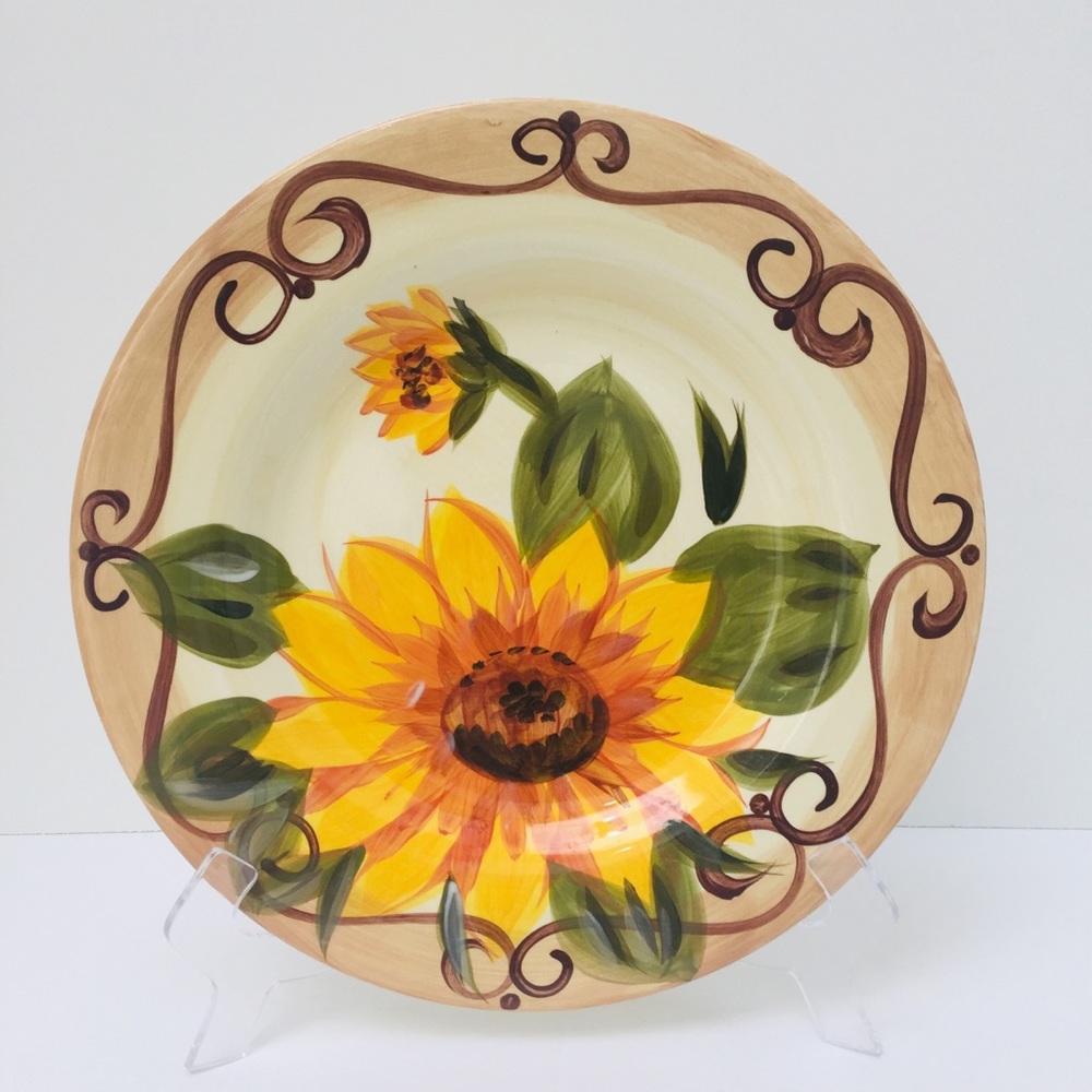 COPY - Sunflower dinner plate fall harvest deco